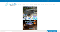 Desktop Screenshot of mainelytubs.com